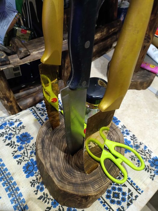 Самодельные подставки для ножей