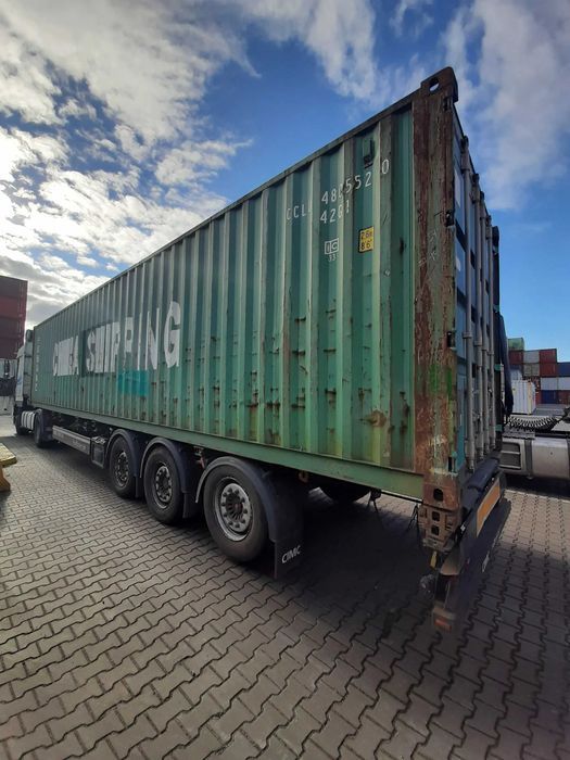 Kontener morski magazynowy 40'DC 28m2 używany, sprawny