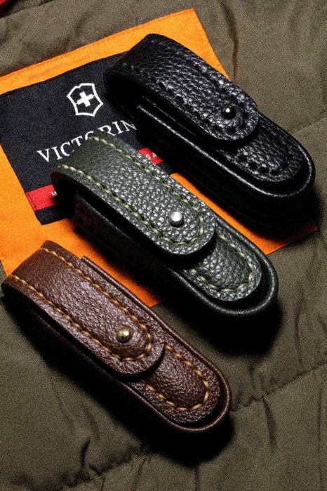 Чехол из натуральной кожи в сумку карман victorinox wenger leatherman