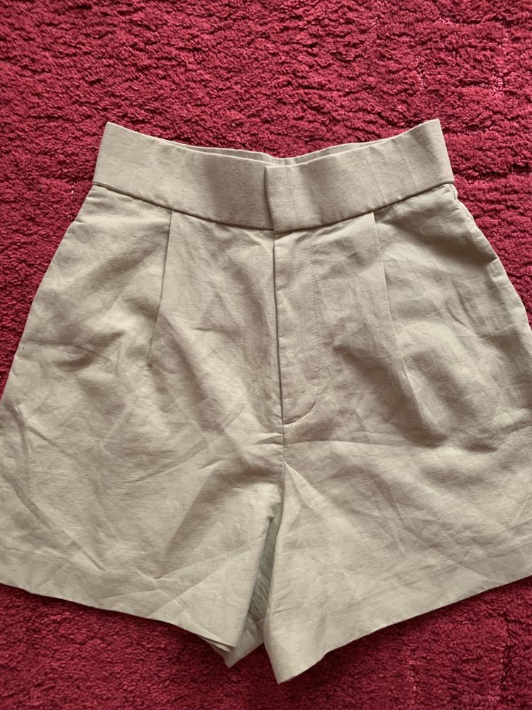 Шорти Zara з льону р.36