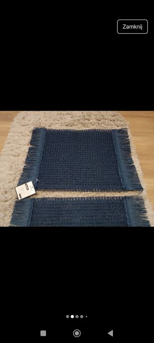 Maty stołowe podkładki granatowe Smukee