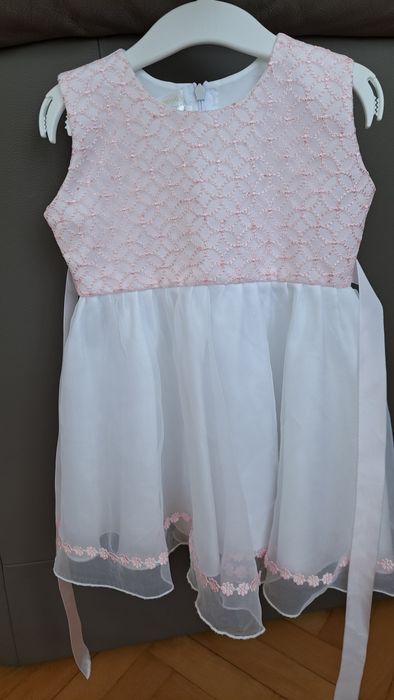 Sukienka 86 chrzciny wesele komunia
