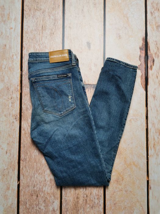 Spodnie jeansy Calvin Klein