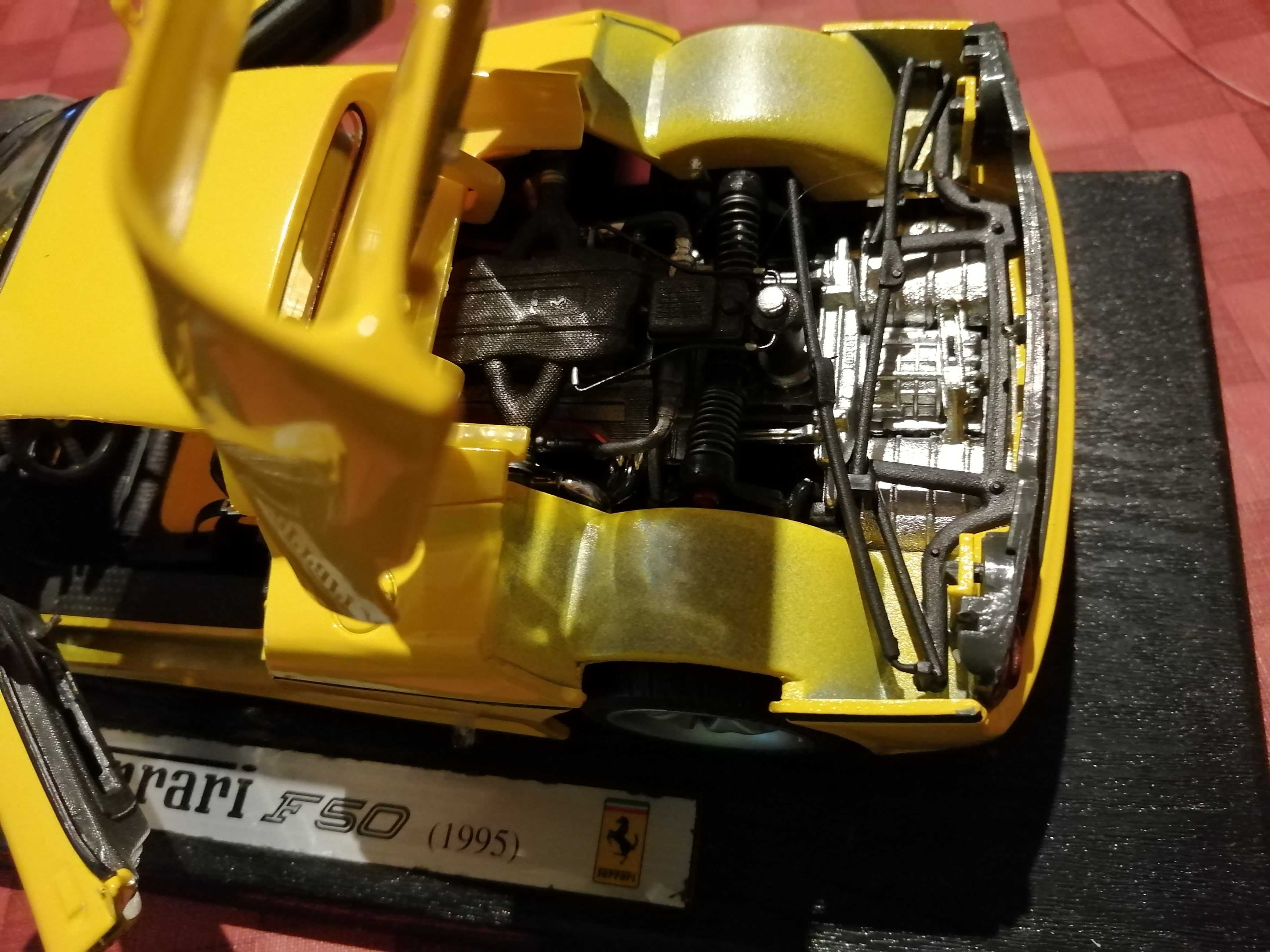 Coleção Shell Ferrari Amarelo F50 (um*dezoito)