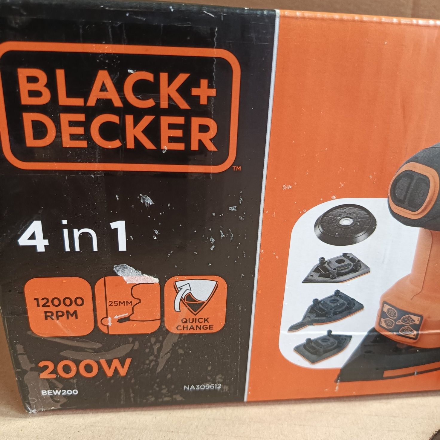 Szlifierka oscylacyjna mimośrodowa delta Black decker bew200 4w1