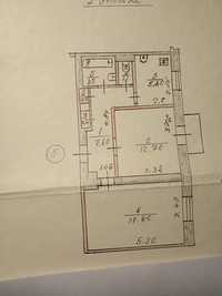 Продам 2х комнатную квартиру (площадь. Сталинка)