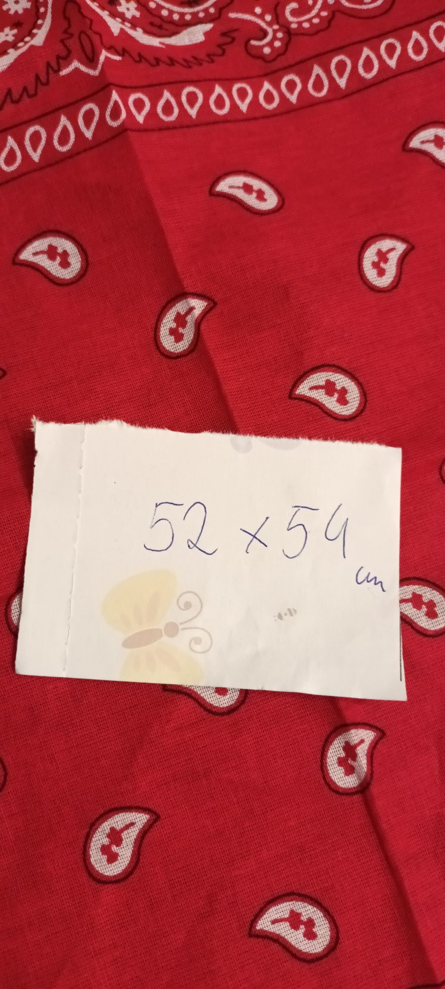 Nowa chustka bandana bandamka czerwona