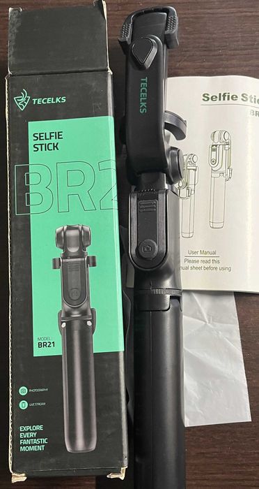 Selfie Stick , kijek  do selfie , mini stawyw BR21 CZARNY