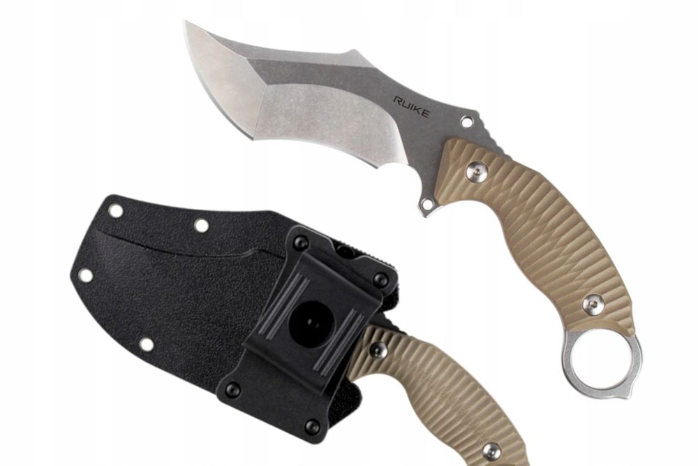 Nóż Ruike F181-W karambit taktyczny wojskowy do samoobrony Pazur stal