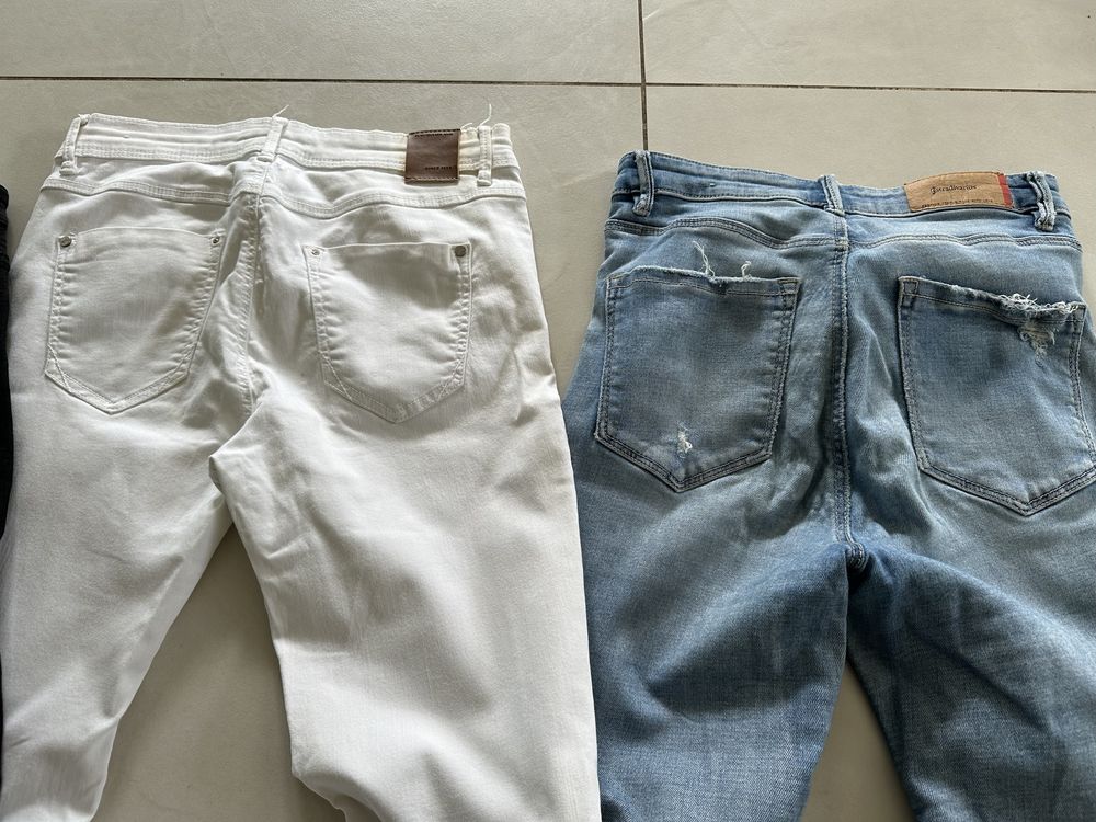 Stradivarius 3 pary jeansów r. S 36