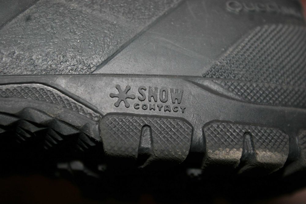 Чоботи гумові утеплені сапоги резиновые Quechua Snow 32-33 р