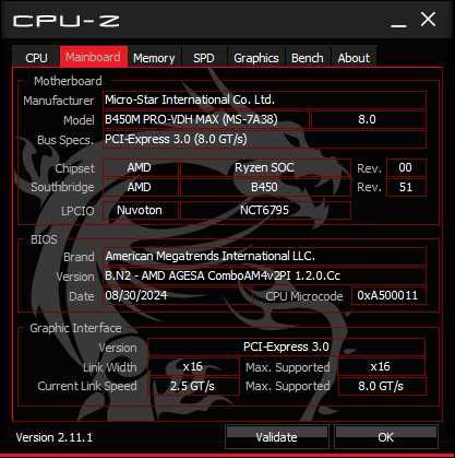 Материнська плата msi B450M PRO-VDH MAX