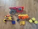 Zestaw nerf 3 pistolety i dodatkowe strzałki