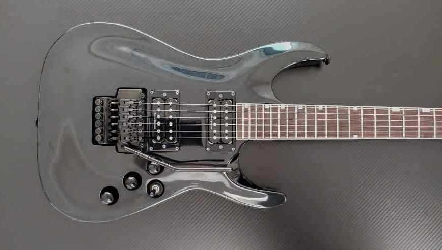 ESP Grass Roots Horizon GH-R-60 Black Satin Floyd Rose lic - LIKE NEW