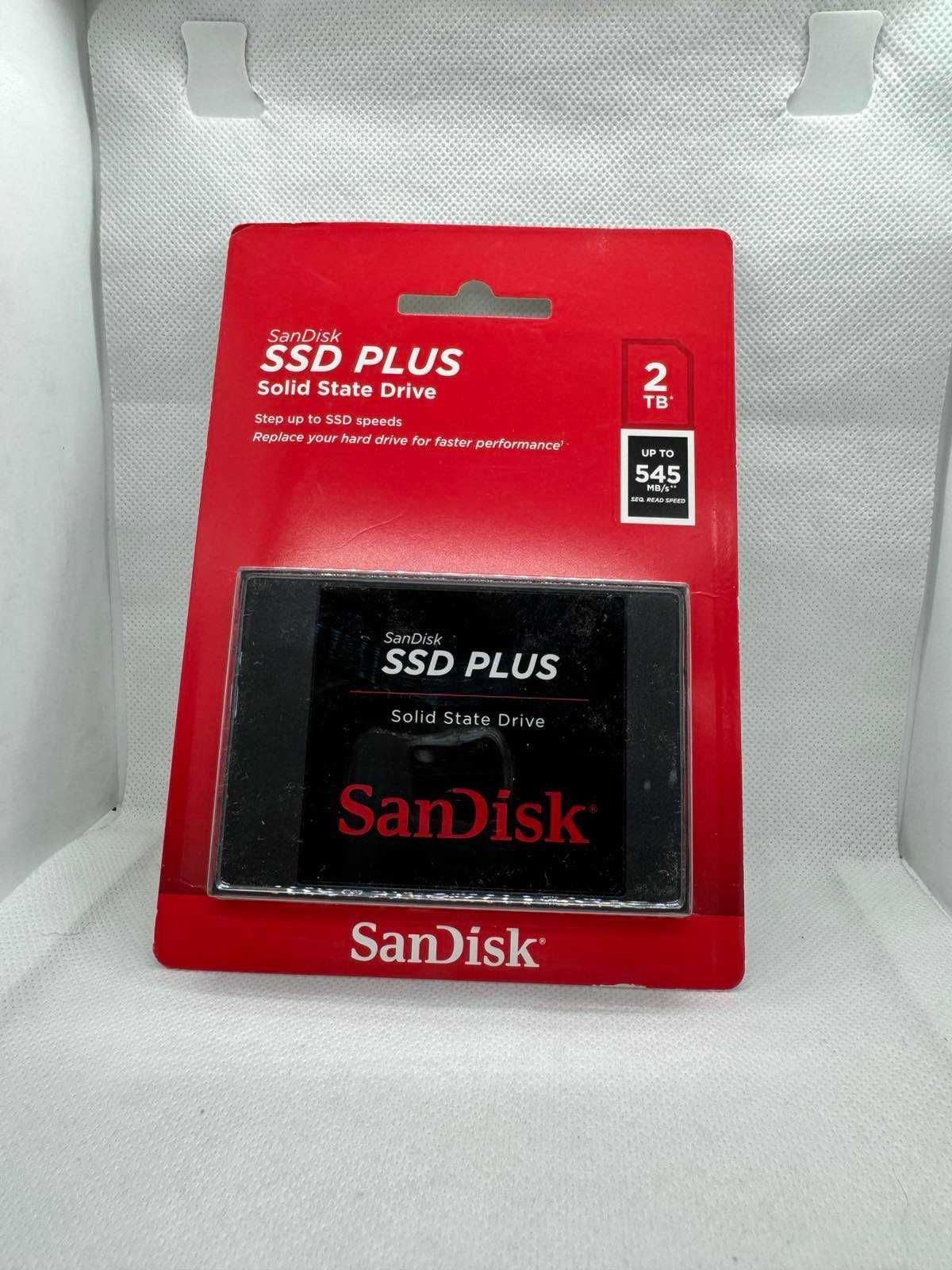 SANDISK Plus 2TB 2.5" SATA (SDSSDA-2T00-G26) SSD накопитель НОВЫЙ!