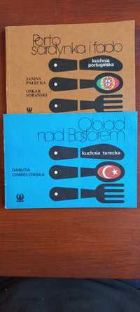 Książki kuchnia portugalska i  turecka