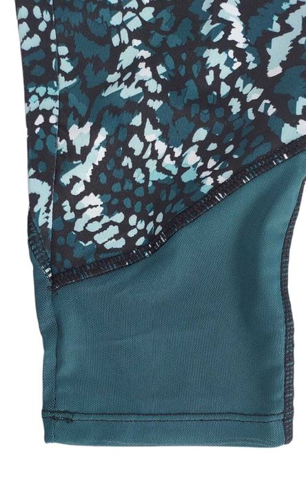 Zielone legginsy 3/4 BERSHKA, z siateczką , R. XS