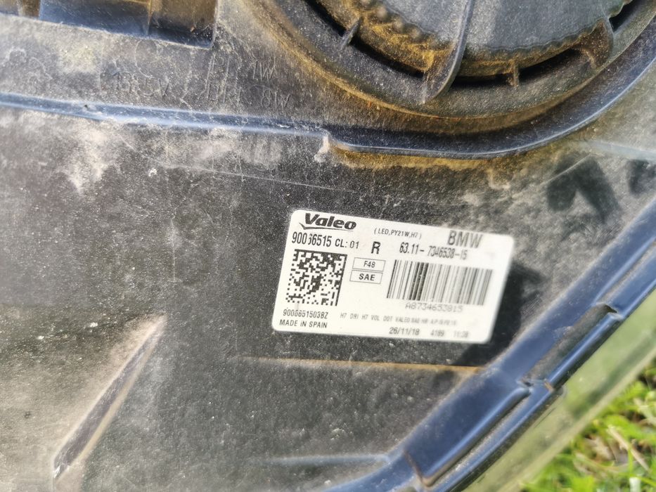 Lampa przednia prawa BMW X1