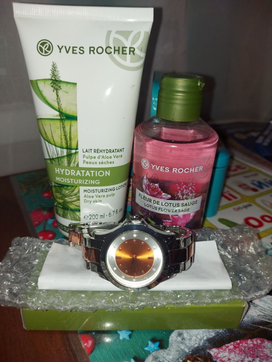 Новые часы и набор YVES ROCHER в подарок.