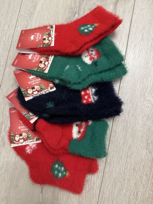 Дитячі новорічні шкарпетки