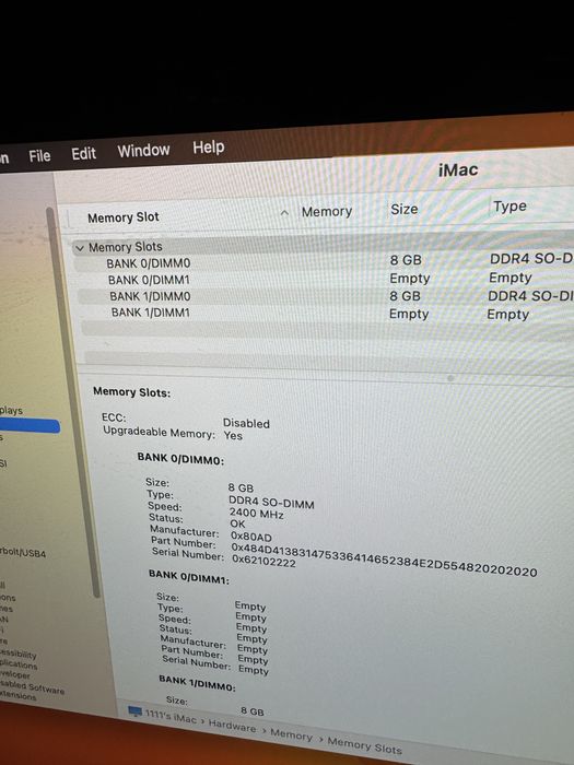 Imac 27ʼʼ 2017 core i5 128ssd 2tb hdd 16gbRam