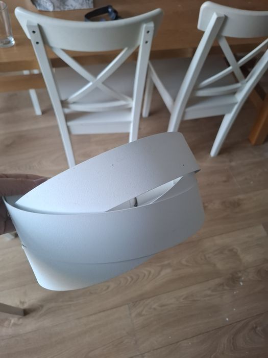 Zestaw lamp, 2 kinkiety białe