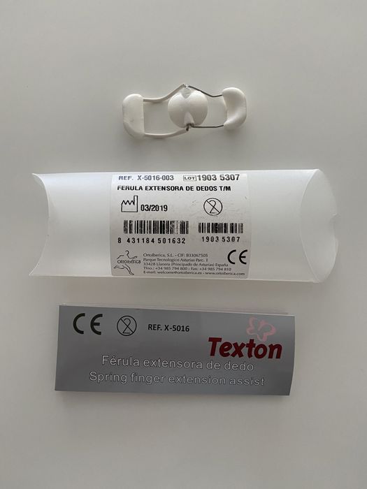 Ortótese para deformidade em colo de cisne (3 cantos)