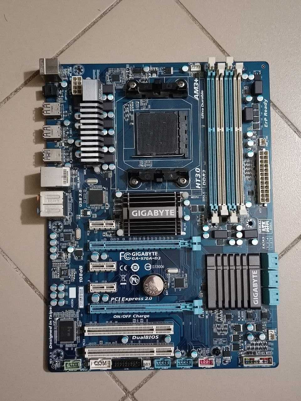 материнська плата gigabyte ga-970a-ds3 ( не працює )