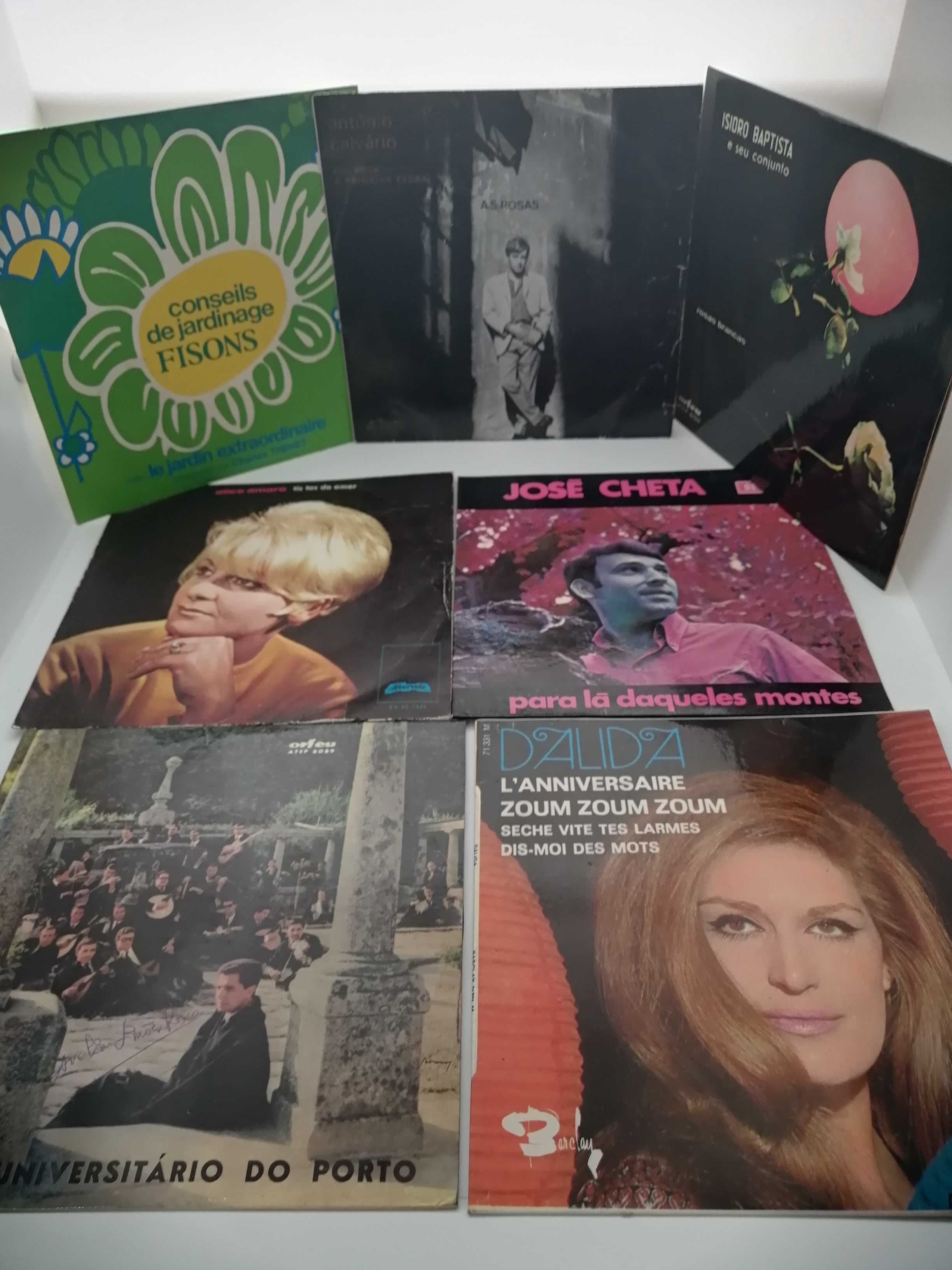 Vinil 45rpm Antonio Calvário,José Cheta,Dalida,Tuna Unvers. Porto, etc