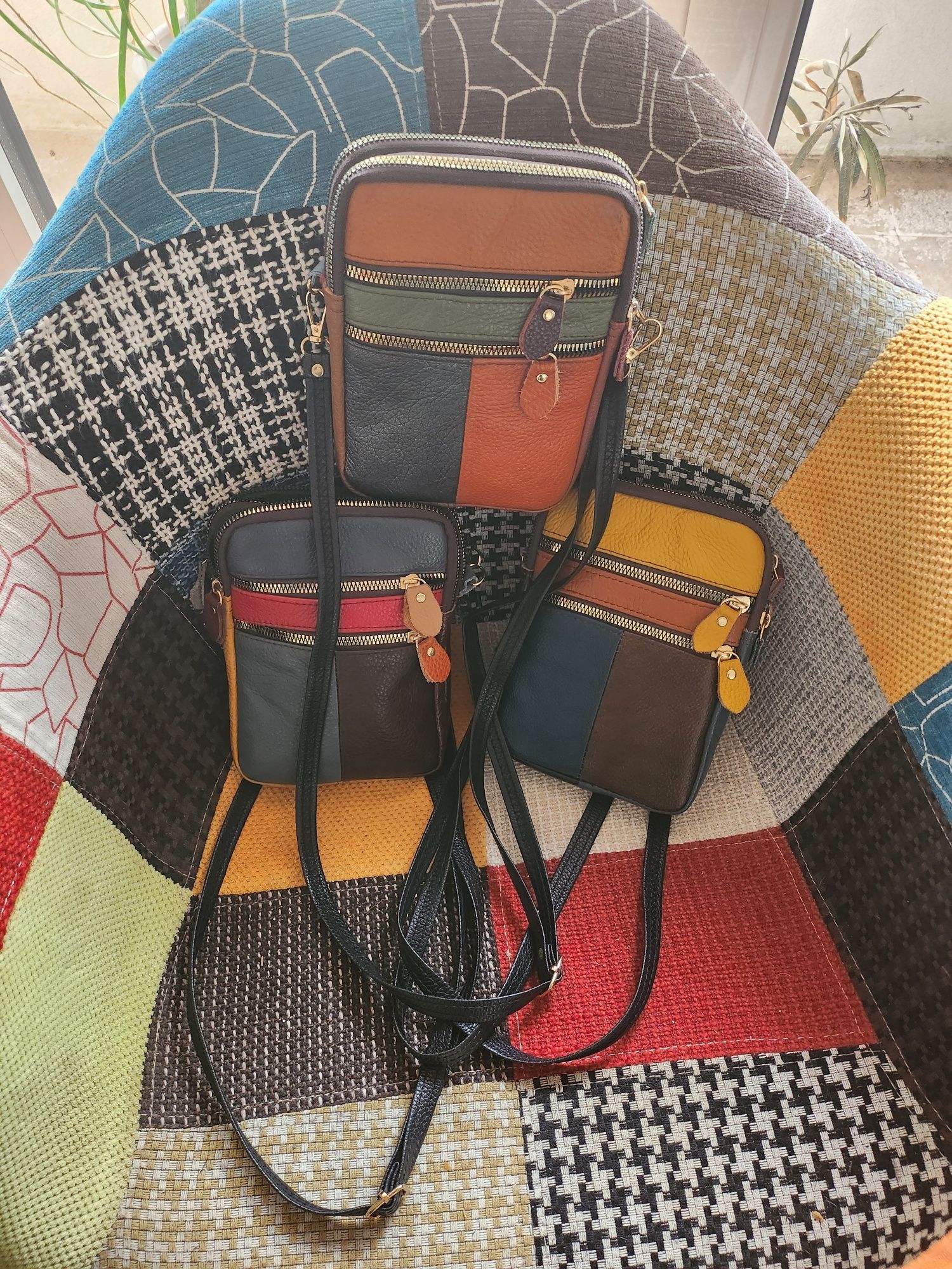Carteiras / malas unisexo   em pele novas, oferta natal