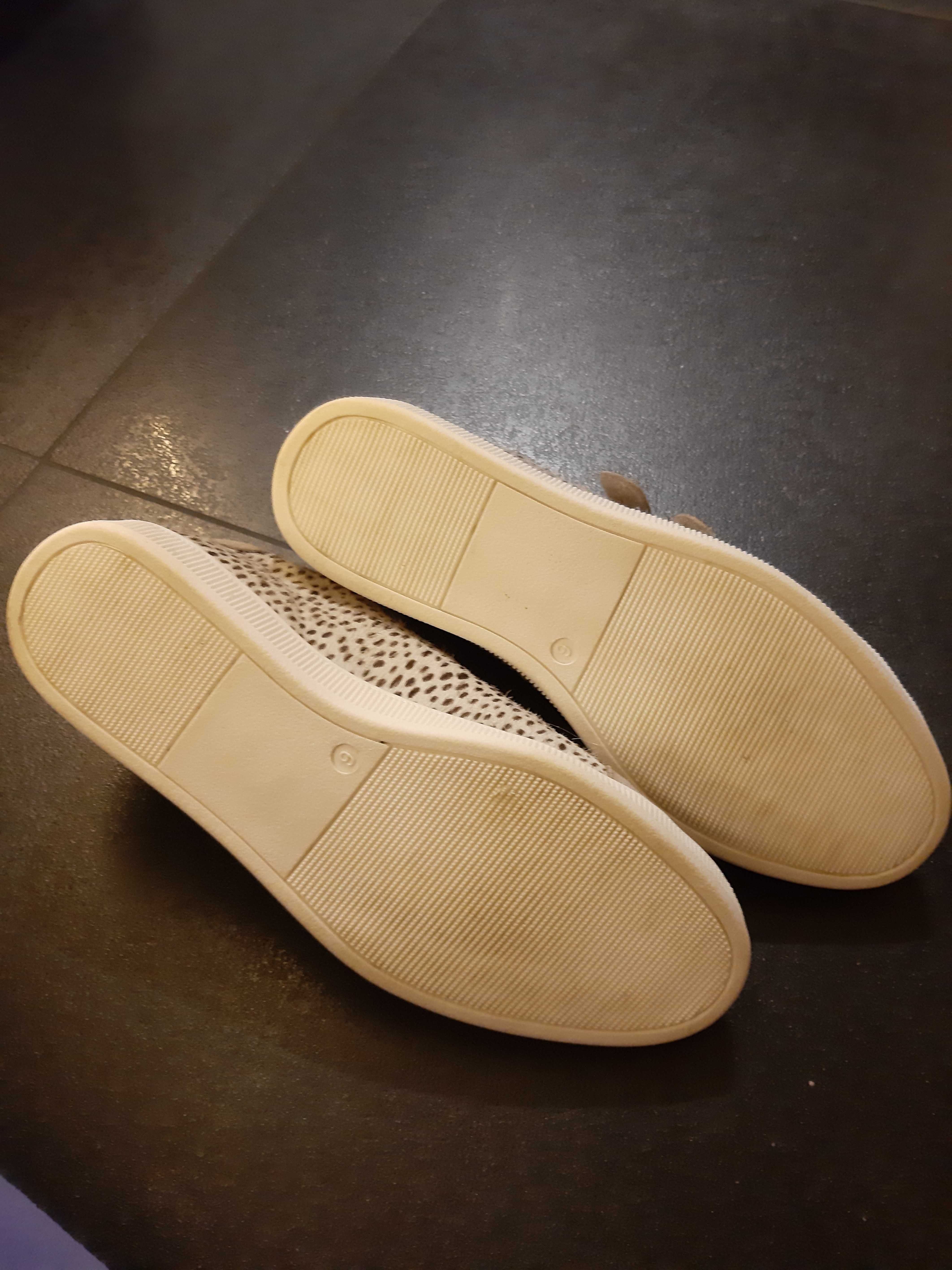 Buty skórzane  damskie sneakersy rozm.39