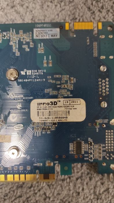 Відеокарта INNO3D PCI-Ex GeForce GTS 450 1024MB GDDR5 (128bit) (783/36