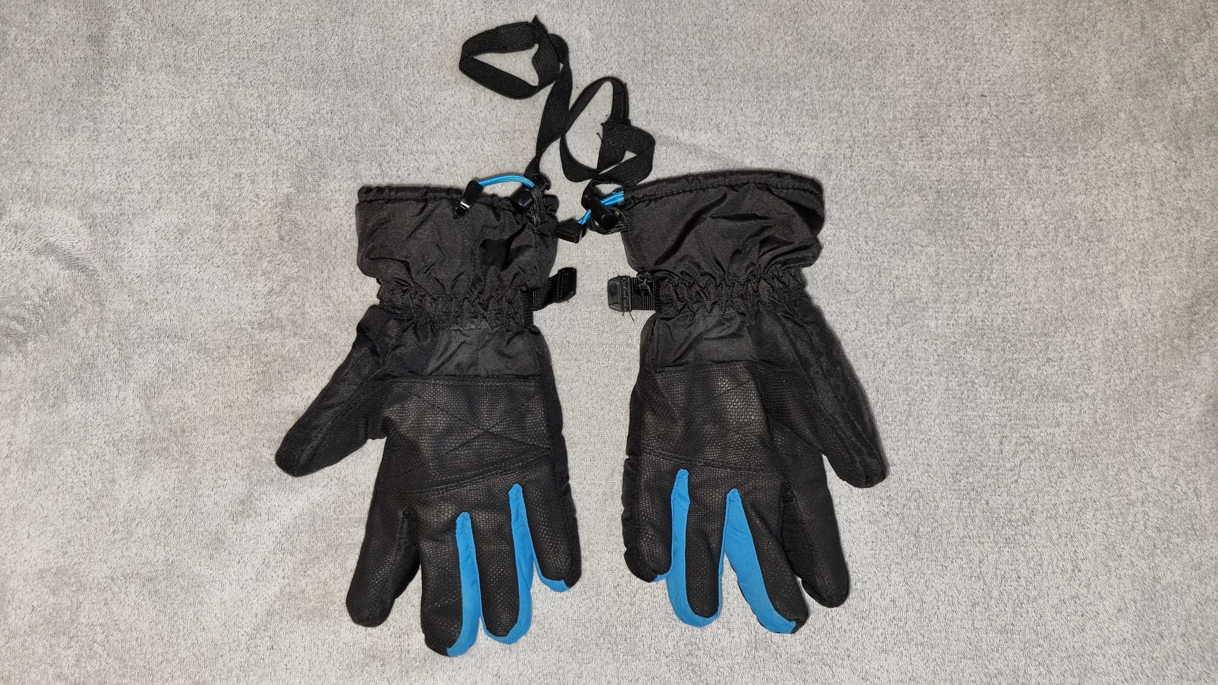 Rękawiczki narciarskie Viking Devon 15 czarno-niebieski roz. 7