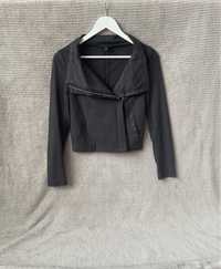Куртка косуха Xs 34 чорна Amisu на дівчинку