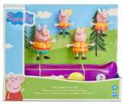 Figurki Świnka Peppa Georg Mama i Tata Wycieczka Kajakiem zestaw nowy