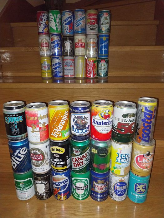 Coleção Latas de Cerveja Antigas - Lote