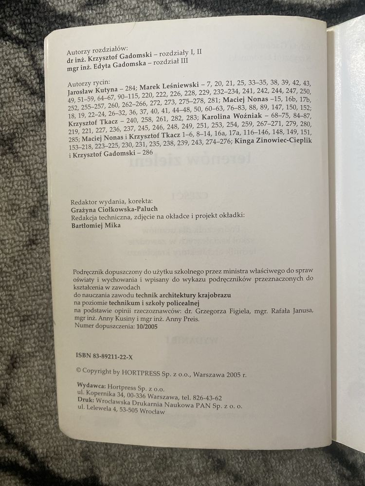 Urządzanie i pielęgnacja terenów zieleni 1 Gadomska Hotpress