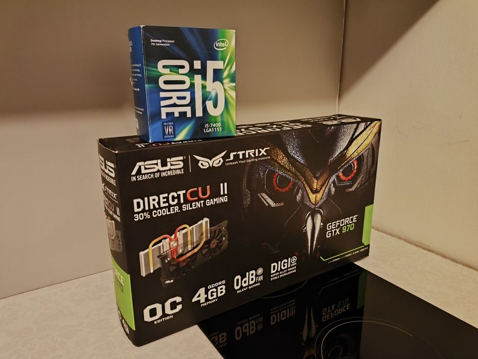 Komputer Gamingowy i5 7400, GTX970 4GB, 16GB DDR4, SSD256, WINDOWS 10