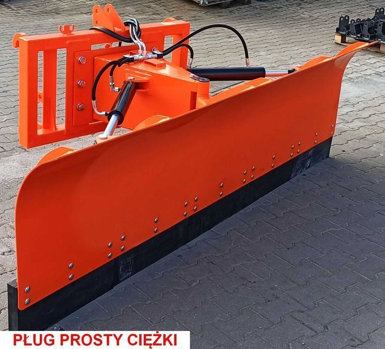 Pług od-śnieżny do śniegu TUR TUZ euroramka ładowacz czołowy widlak