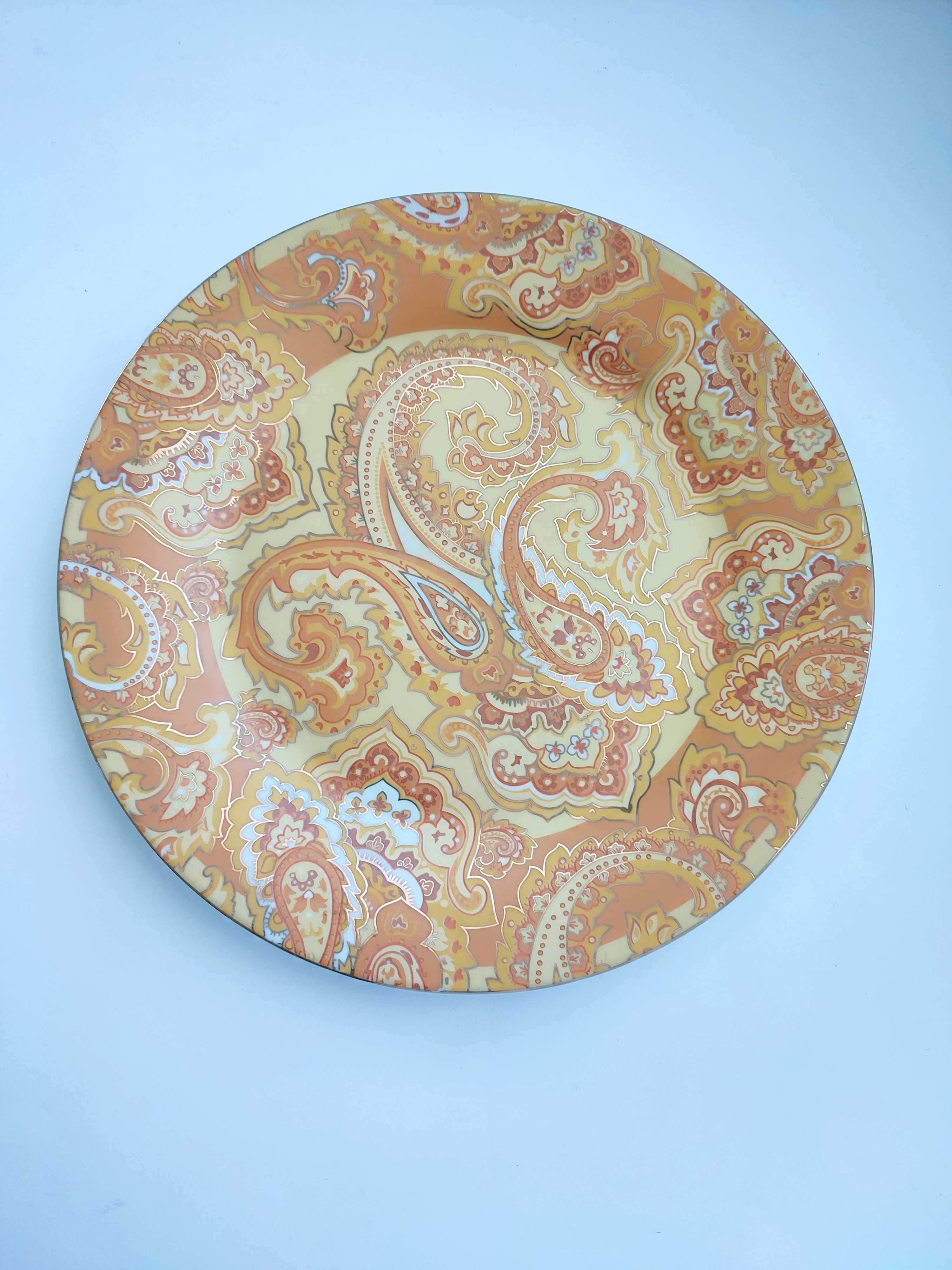 Тарелка, блюдо  Bona Di Creative Ceramics ,с позолотой