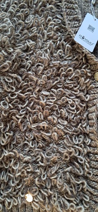 Krótki kardigan lama multicolor Minouu