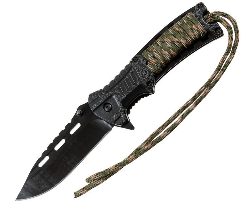 nóż camorope fox outdoor z krzesiwem i gwizdkiem