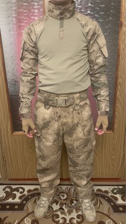 Тактична літня військова форма S M убакс + штани з розмірною сіткою