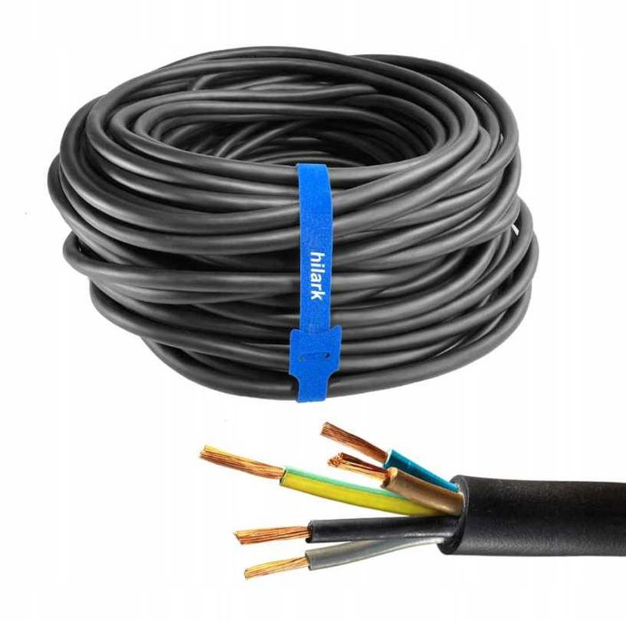 Nowy Przewód Kabel Siłowy OW H05RR-F 5x2,5 20m Gumowy - OKAZJA