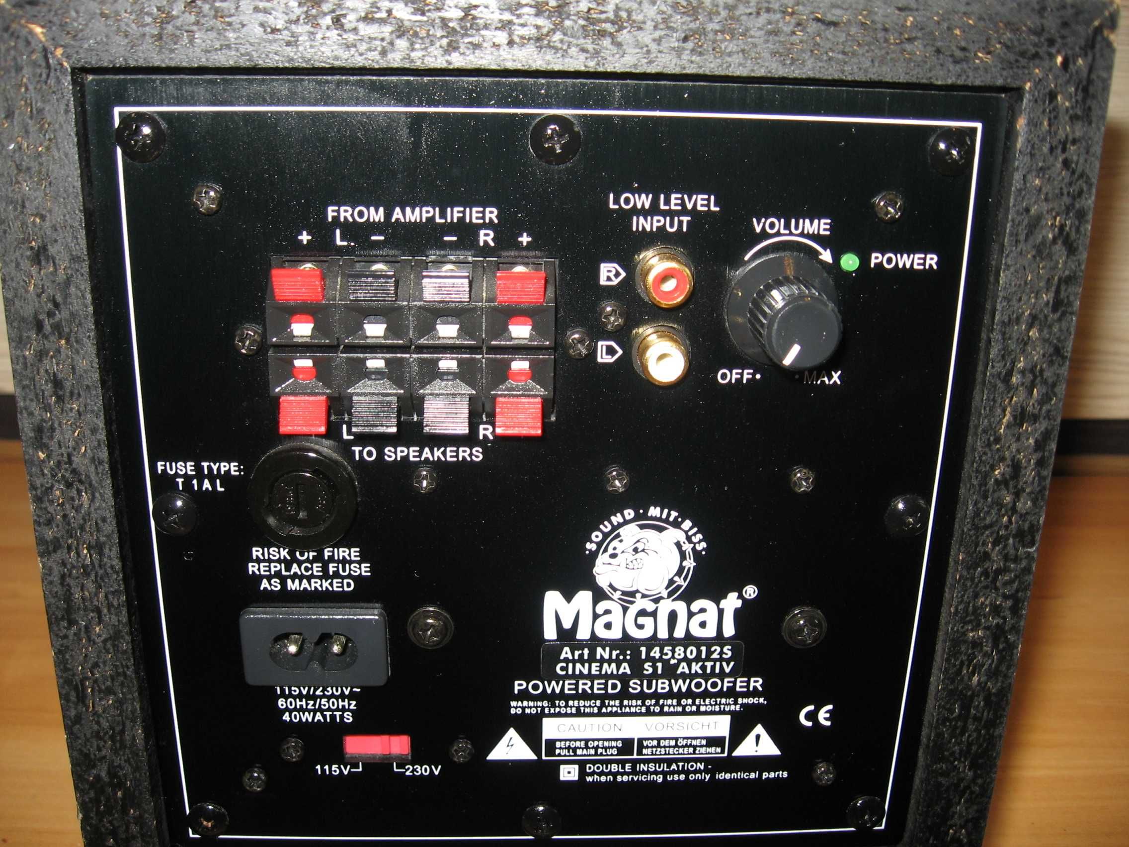 subwoofer aktywny Magnat Cinema S 1 Aktiw