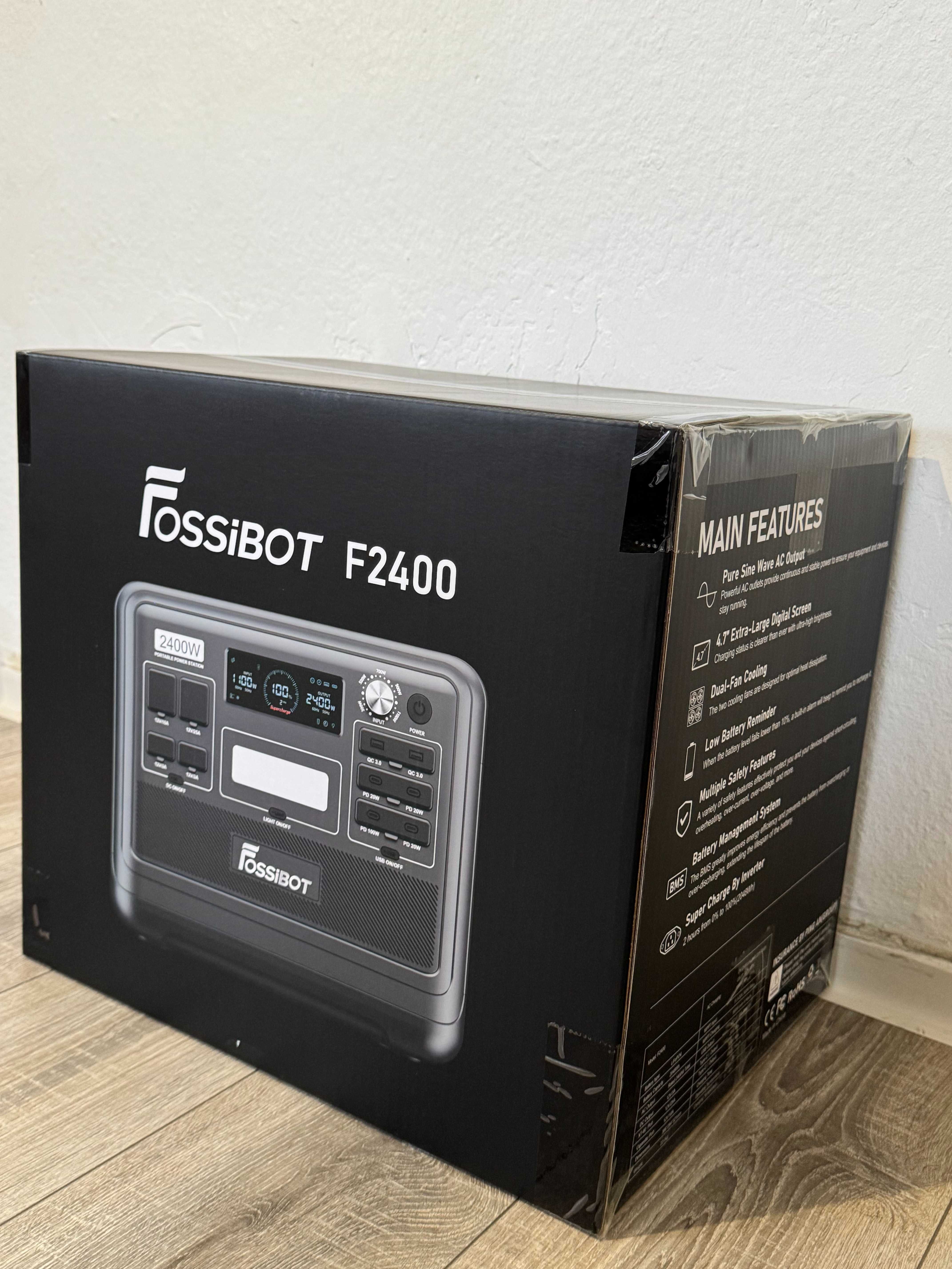 Зарядна станція Fossibot F2400  2048Wh Black