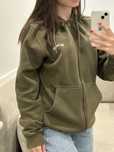 Sweatshirt com fecho da Billabong verde tropa