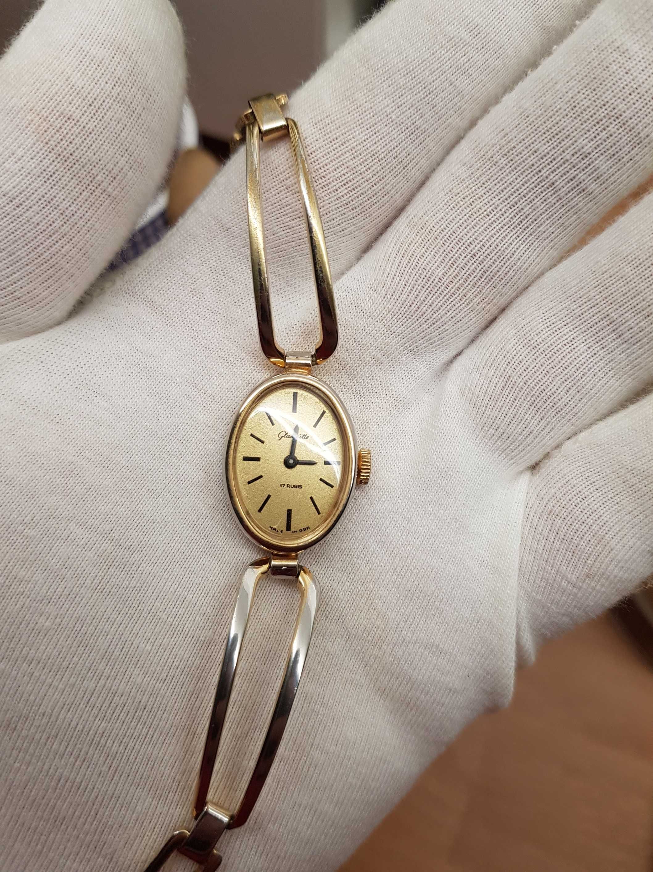 *GUB Glashutte* mechaniczny zegarek damski