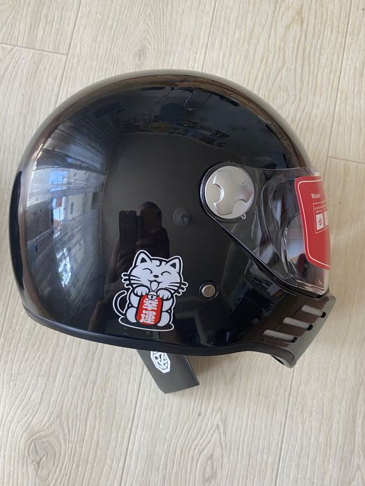 Мото шлем винтажный ORZ