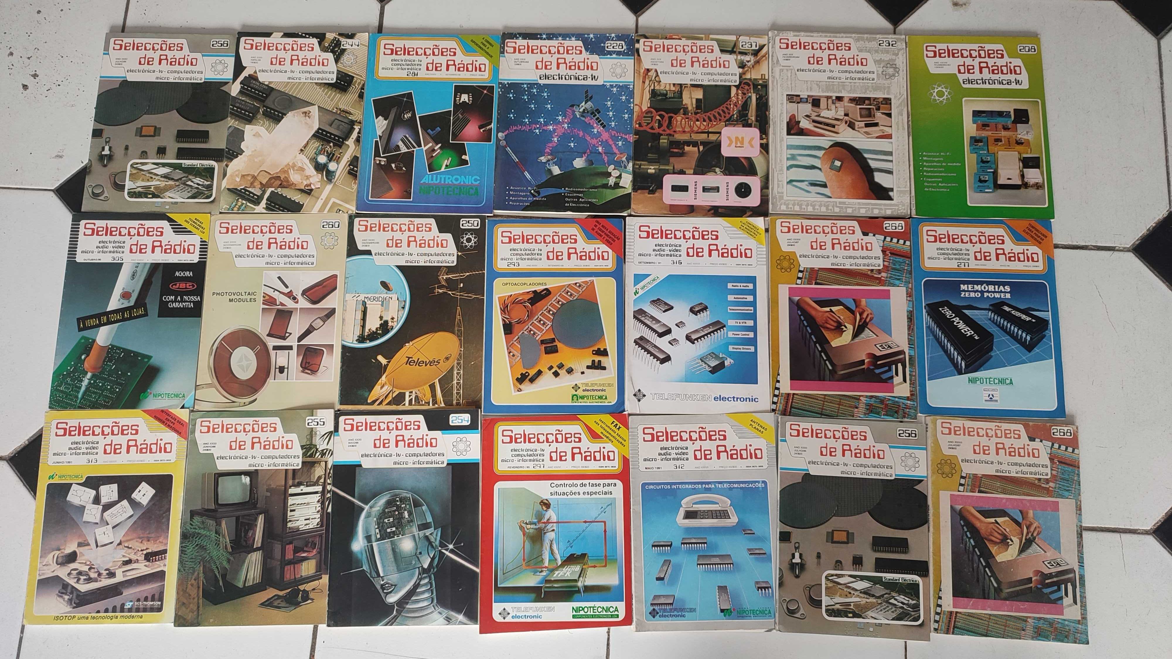 Lote 42 revistas Selecções de Rádio